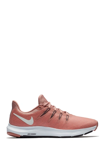 Nike Quest Running Shoe In Rstpnk/smtwht