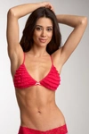 Honeydew Intimates Mesh Rumba Bralette In Sangria