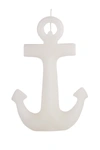 SUNNYLIFE White Small Anchor Candle