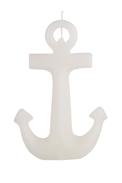 Sunnylife White Small Anchor Candle