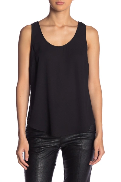 J. Crew Draped Tank Top In Black