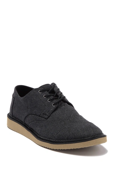 Toms Brogue Derby In Black