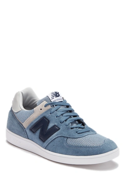 New Balance Contrast Suede Sneaker In Blue