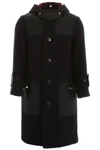 BURBERRY BURBERRY DOUBLE FACED HOODED COAT