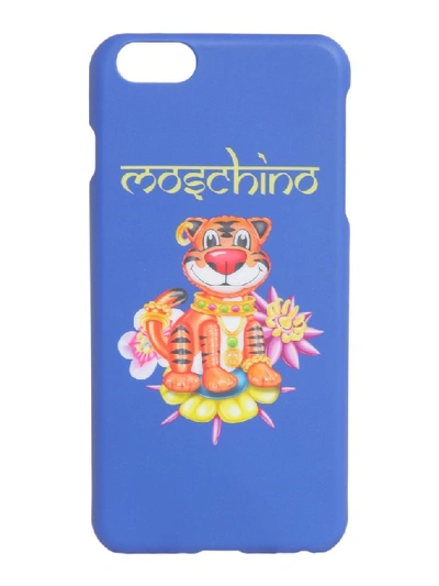 Moschino Tiger Iphone 6/6s Plus Case In Blue