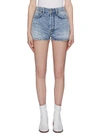 ACNE STUDIOS Distressed denim shorts