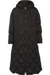 PRADA HOODED QUILTED SHELL DOWN COAT