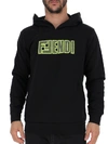 FENDI FENDI LOGO HOODED SWEATSHIRT