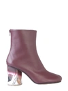 MAISON MARGIELA MAISON MARGIELA CONTRAST HEEL ANKLE BOOTS