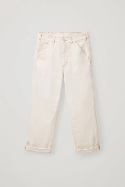 Cos Worker Jeans In White