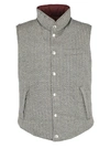 BRUNELLO CUCINELLI BRUNELLO CUCINELLI REVERSIBLE PADDED VEST