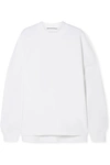 ALEXANDER WANG T OVERSIZED PRINTED FRENCH COTTON-TERRY SWEATSHIRT
