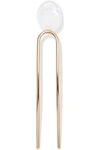 SOPHIE BILLE BRAHE GRACE MURANO 14-KARAT GOLD GLASS HAIR PIN