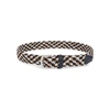 Anderson's Multi-woven Elasticated Belt In Brown