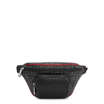 Fendi Grey Monogrammed Belt Bag