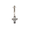 EMANUELE BICOCCHI STERLING SILVER CROSS EARRING,3144044