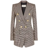 ALEXANDRE VAUTHIER Checked double-breasted wool jacket