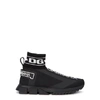 Dolce & Gabbana Dolce And Gabbana Black Sorrento High-top Sneakers In Black