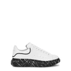 ALEXANDER MCQUEEN LARRY 40 WHITE LEATHER trainers