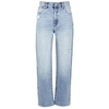 ABRAND A VENICE BLUE STRAIGHT-LEG JEANS