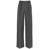 ALEXANDRE VAUTHIER Pinstriped wide-leg wool-blend trousers