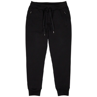 Dolce & Gabbana Black Cotton-jersey Sweatpants