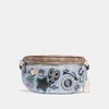 Coach Belt Bag With Signature Canvas Detail And Souvenir Pins In Pewter/tan Mist
