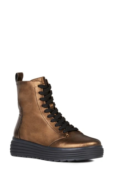 Geox Phaolae Boot In Bronze Suede | ModeSens