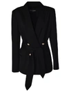 BALMAIN BELTED BLAZER,11009225