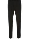 Alberto Biani Stripe Detail Tailored Trousers In Black