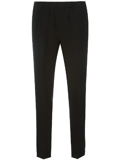 Alberto Biani Stripe Detail Tailored Trousers In Black