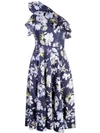 JASON WU COLLECTION FLORAL PRINT ONE SLEEVE DRESS