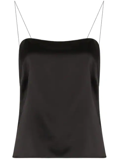 Alexandre Vauthier Camisole-top Mit Eckigem Ausschnitt In Black