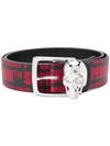 PHILIPP PLEIN LOGO PRINT BELT