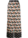 TEMPERLEY LONDON DRAGONFLY PRINT PALAZZO PANTS