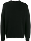 KENZO CONTRASTING-LOGO KNITTED JUMPER