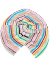 MISSONI MISSONI MARE STRIPED TURBAN - 黑色