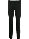 P.a.r.o.s.h Slim Fit Trousers In Black
