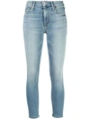 MOTHER THE LOOKER CROPPED JEANS