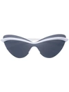 MYKITA MYKITA X MAISON MARGIELA CAT-EYE SUNGLASSES - 白色