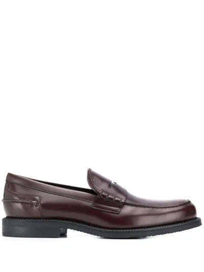 Tod's Classic Slide-on Loafers In Brown
