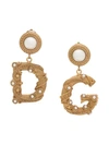 DOLCE & GABBANA ORNATE D&G EARRINGS