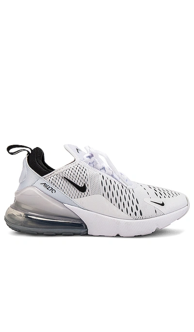 Nike Women's Air Max 270 Low Top Sneakers In White/black/white