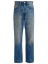 1989 Blue Graphic Jeans