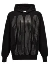 1989 Studio Logo Hoodie With Hood And Ribbed Details In Black