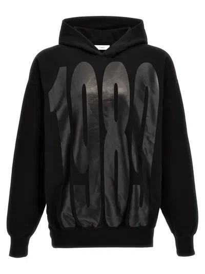 1989 Studio Faded Logo Hoodie In Black