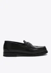 1989 Studio Loafers With Perforated Detail And Round Toe