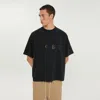 1989 Studio Crew Neck Embroidered Logo Short Sleeve T-shirt In Black