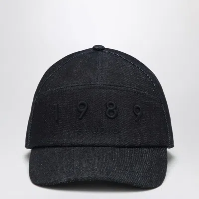 1989 Studio Studio Baseball Cap With Curved Brim In Black