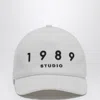 1989 Studio Embroidered Logo Baseball Cap In White